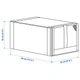 Контейнери для взуття 4шт 22х34х16см Ikea SKUBB 804.000.04 - изображение 7