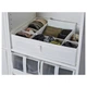 Контейнер з перегодками 44x34x11см Ikea SKUBB 101.855.93 - изображение 2