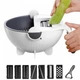 Многофункциональная вращающаяся овощерезка Wet Basket Vegetable Cutter - изображение 3