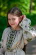 Сукня на дівчинку Vyshyvanka 134 Сірий нат. 4356 - изображение 3