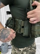 Тактическая многофункциональная плитоноска с функцией быстрого сброса и подсумками Olive - изображение 4