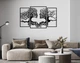 Декоративное панно на стену из дерева Upwood Decor Лицо Дерева: Искусство в Паре Tree Face: Art in Pair 60 х 100,8 см black - изображение 1