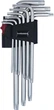 Набор Г-образных ключей Haisser 48115 TORX T10-50 удлиненных 9 шт (102897) - изображение 1