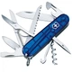 Складаний швейцарський ніж Victorinox Vx13713.T2 Huntsman 15 функцій 91 мм синій-напівпрозорий - изображение 4
