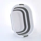 Відро складане MVM BIN-18 26L Біло/сіре (BIN-18 26L WHITE/GRAY) - зображення 4