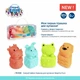 Набор игрушек для купания Зверята 4 шт. Canpol babies (5903407794006) - изображение 3