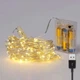 Гирлянда нить "Роса" на батарейках + USB, 20м, 200 LED, статический режим, IP44 Теплый белый - изображение 1