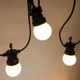 Вулична ретрогірлянда Белт-лайт, 10 матових LED ламп, 5 м, Е27, 220 V, IP68 Теплий білий - зображення 4