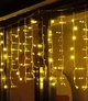 Уличная светодиодная гирлянда штора 150 LED, 3x1м, прозрачный каучук, статический режим, 220В, IP65 - изображение 4
