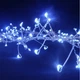 Светодиодная гирлянда роса "Фейерверк" 3м, от USB и сети 220V, 120 LED, 8 режимов, IP44 Сине-белый - изображение 4