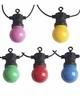 Уличная ретро гирлянда Белт-лайт, 10 матовых LED ламп, 5м, Е27, 220V, IP68 - изображение 3