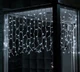 Уличная светодиодная гирлянда штора 150 LED, 3x1м, прозрачный каучук, статический режим, 220В, IP65 Белый - изображение 6