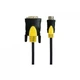 Кабель мультимедійний HDMI to DVI 1.8m 2-side V1.3 19-pin Maxxter (CCBP-HDMI-DVI-1.8) (252169) - зображення 1