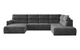 Правий кутовий диван з висувним сидінням з електроприводом та контейнером для постільних речей. Mango XL Wersal 348x97x223 (MANGO_XL_PRAWY) 153353 - зображення 1