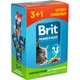Влажный корм для кошек Brit Premium Cat с курицей для стерилизованных 3+1 100 г (2700000030356) - изображение 1