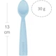 Набор детской посуды MinikOiOi Scooper Ложка силиконовая (Mineral Blue) (101140003) - изображение 8