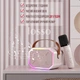 Караоке микрофон с колонкой LOSSO P3 Double беспроводной белый - изображение 6