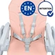 Стульчик для кормления Kidwell Beno Pink 5901130091515 - изображение 3