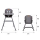 Стульчик для кормления 4в1 Kidwell Eatan Grey - изображение 9