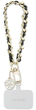 Ремінець для смартфона Guess Universal Hand Strap Saffiano Chain 4G Charm Black (3666339170653) - зображення 1