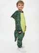 Пижама кигуруми My Kigu Зеленый Динозавр Дино Крокодил для мальчика размер 100 на рост 90-100 см (201942) - изображение 7