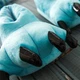 Капці-кігурумі Лапи Монстра З Кігтями My Kigu Домашні Чоловічі М'які Плюшеві Бірюзовий 39-45 (305141) - зображення 3