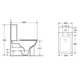 Унітаз підлоговий SIA Nox White безобідковий з сидінням Slim Soft-close 620x360x800 T8302 - изображение 7
