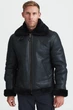 Чоловіча чорна дублянка B-3 Schott NYC 5649 XL - изображение 1