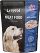 Упаковка вологого корму для собак Леопольд Meat Food With Poultry пауч з птицею 1250 г х 10 шт (4820185493161) - зображення 2