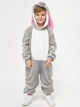 Піжама кігурумі My Kigu Кролик Зайчик Сірий для хлопчика розмір XL на зріст 175-182 см (202942) - зображення 4