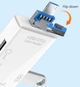Картридер OTG 6 in 1 трансформер, TF, MicroSD, MicroUSB, USB, USB-Flash, Type-C. Компактный, черный - изображение 3