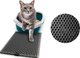 Килимок двошаровий для котячого лотка (туалету) EVAtech Kitty 33х30 Чорна сота (EK330300SGG) - зображення 2