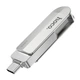Флешка HOCO UD10 USB3.0 Type-C OTG 128GB, серебристая - изображение 3
