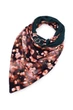 Шарф My Scarf "Цветы сакуры", 2х посторонний, вискоза, трикотаж - изображение 1