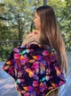 Шарф My Scarf "Яскрава осінь" віскоза, трикотаж з металевими кільцями - зображення 2