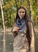 Теплый шарф My Scarf двухсторонний, унисекс с вкраплениями рисунка - изображение 8