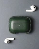 Шкіряний чохол MERE для Apple AirPods Pro 2 Зелений - изображение 1