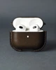 Шкіряний чохол MERE для Apple AirPods 3 Шоколадний - изображение 5