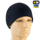 M-Tac шапка Watch Cap Elite флис (320г/м2) с липучкой Dark Navy Blue L - изображение 3