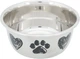 Миска металлическая для кошек Trixie лакированная сталь 13 см 500 мл (TX-25271) - изображение 1