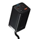 Мережевий зарядний пристрій Baseus GaN3 Pro Desktop Fast Charger 2xUSB-C+2xUSB-A+Кабель C to C (1м) 65W з вилкою CN(Китай) + перехідник EU / CCGP040001 | Black |752237 - зображення 7