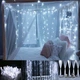 Гирлянда штора-водопад 3*1,5м 240 LED DL&nbsp;белая TR-315-W - изображение 3