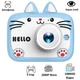 Дитячий цифровий фотоапарат TOY G X900 Cat Блакитний 40М 2 камери - зображення 1