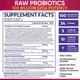 Органические пробиотики с ферментами для женщин Wholesome Wellness Women's Raw Probiotics 100 Billion CFUs 60 капсул - изображение 2