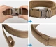 Нашийник для собак Harness, нейлоновий з металевою пряжкою-фастекс, L (45-55см) Коричневий (145L-KHAKI) - зображення 4