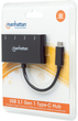 USB-хаб Manhattan Type-C на 4 порти USB 3.0 (766623162746) - зображення 5