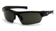 Очки поляризационные защитные 2в1 Venture Gear Tensaw Polarized (forest gray) чёрно-зелёные - изображение 1