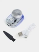 Бездротова міні електробритва-брелок дорожня на акумуляторі USB UKC Mini Shaver Purple - зображення 5