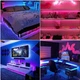 Светодиодная RGB лєнта 10М. с пультом в комплекте 15LED/m USB LED 5050 - изображение 11