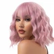 Парик розовый Natural, натуральные синтетические волосы VC57215 - изображение 7